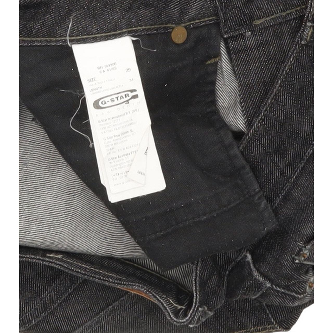 G-Star 3301 Women Charcoal Straight Slim Stretch Jeans W29 L32