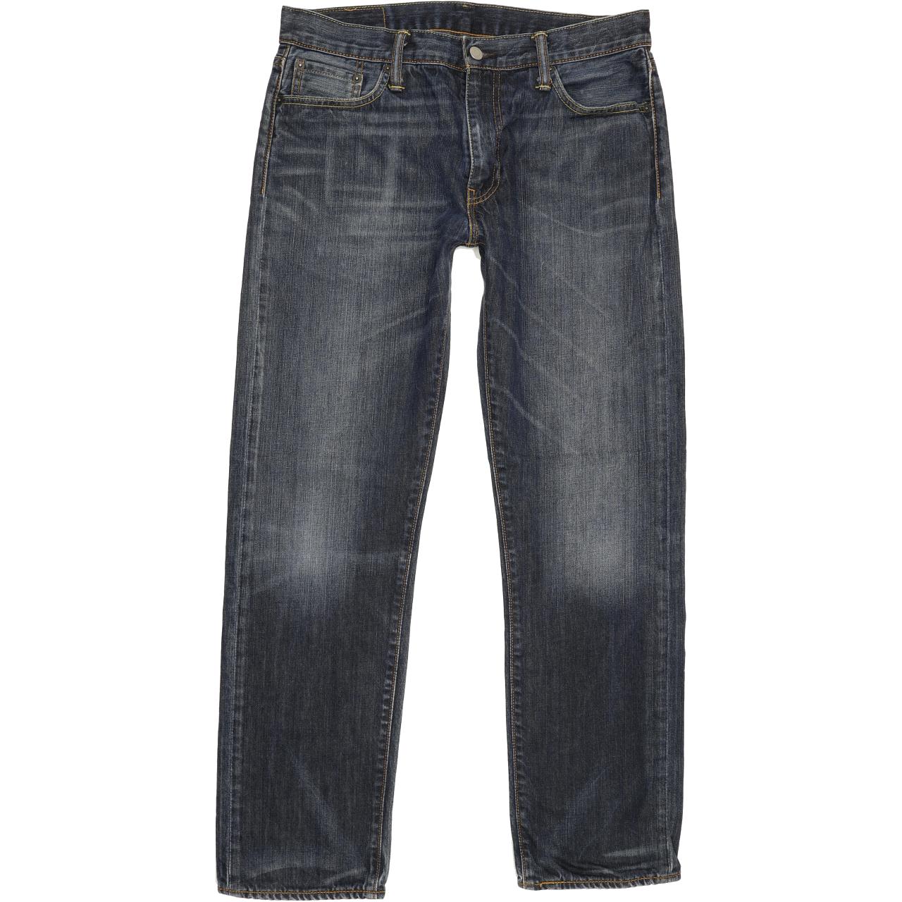 Levi's 504 Men Blue Straight Regular Jeans W33 L31
