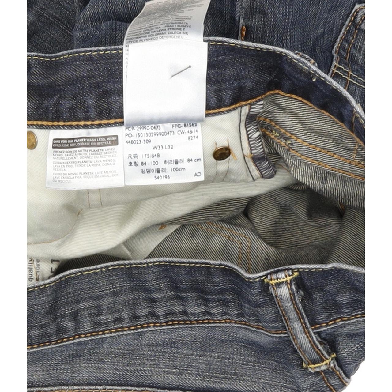 Levi's 504 Men Blue Straight Regular Jeans W33 L31
