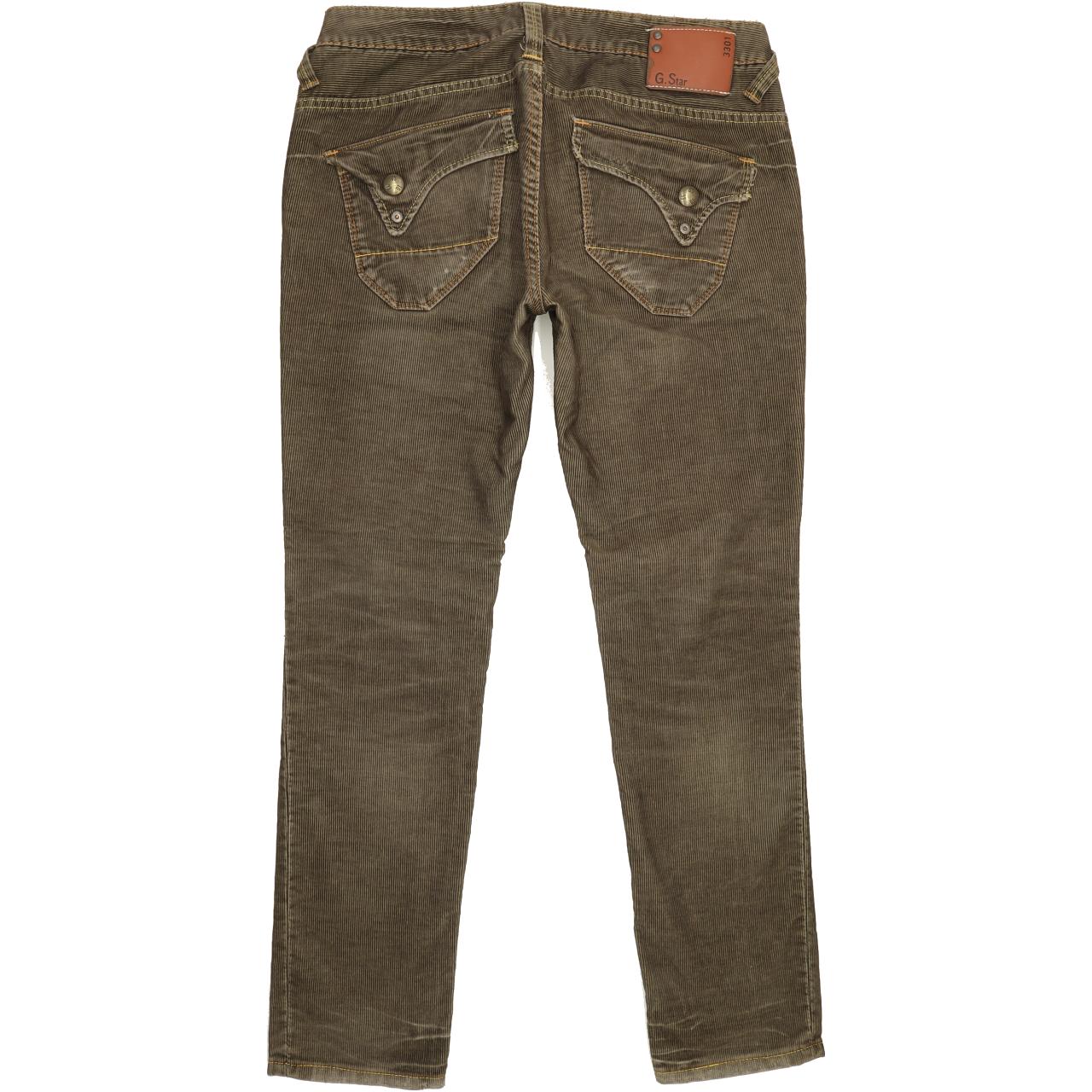 G-Star Limit Women Brown Straight Slim Jeans W30 L29