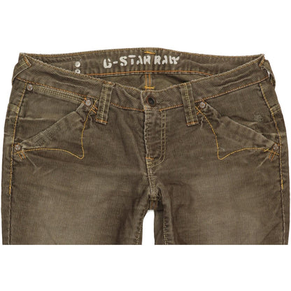 G-Star Limit Women Brown Straight Slim Jeans W30 L29