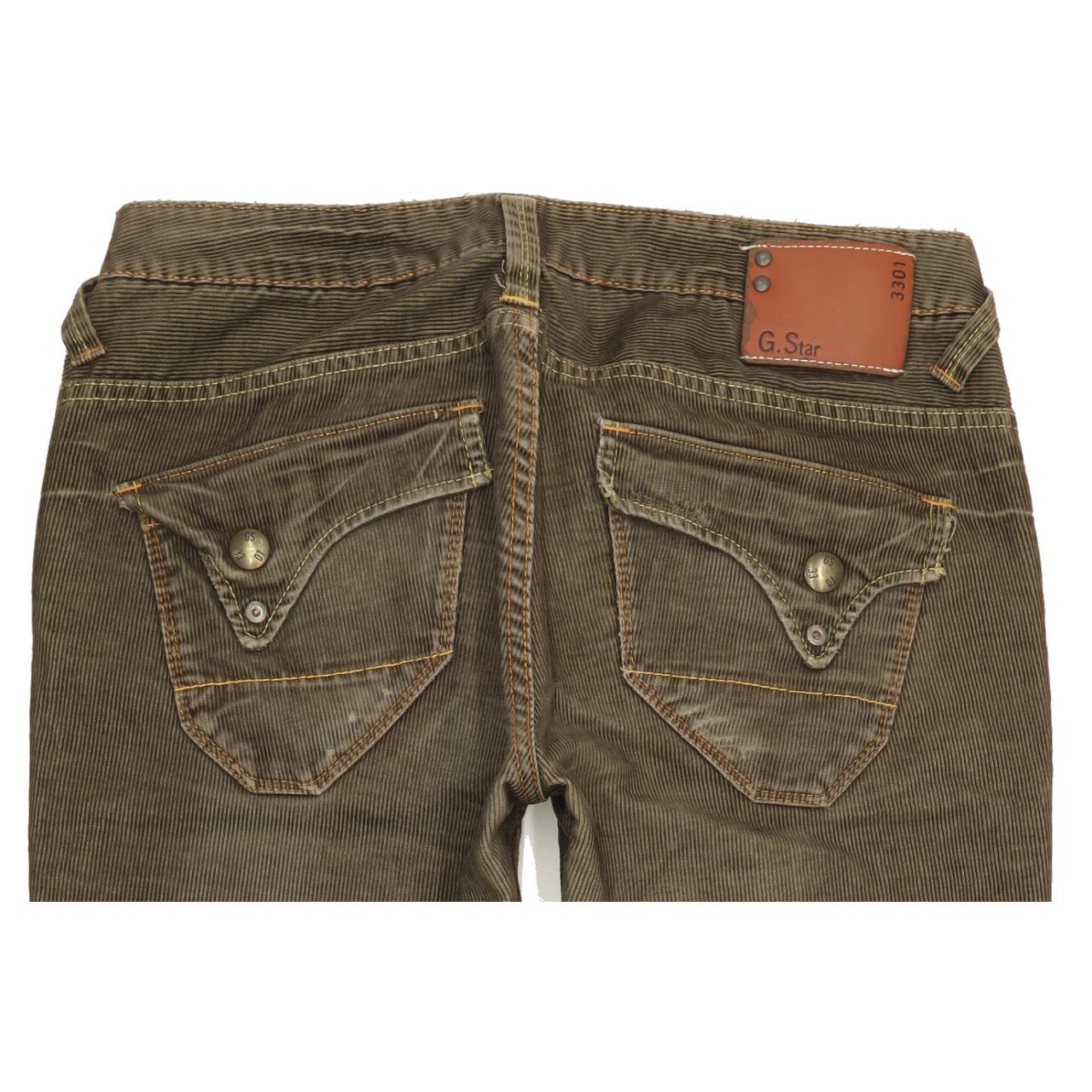 G-Star Limit Women Brown Straight Slim Jeans W30 L29
