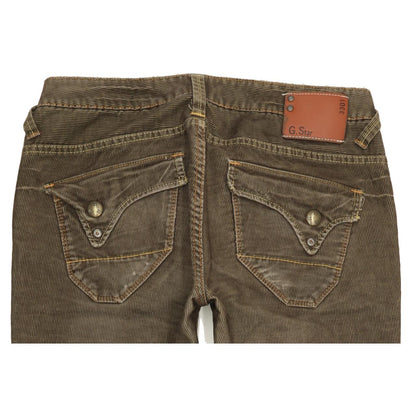 G-Star Limit Women Brown Straight Slim Jeans W30 L29