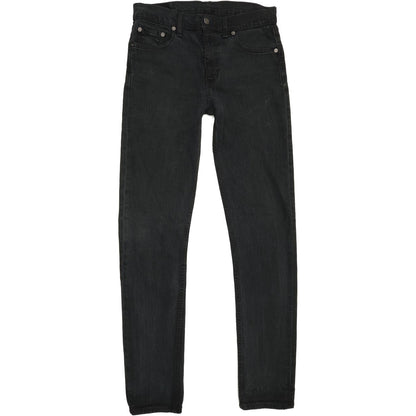 Levi's Men Black Straight Regular Stretch Jeans W30 L33