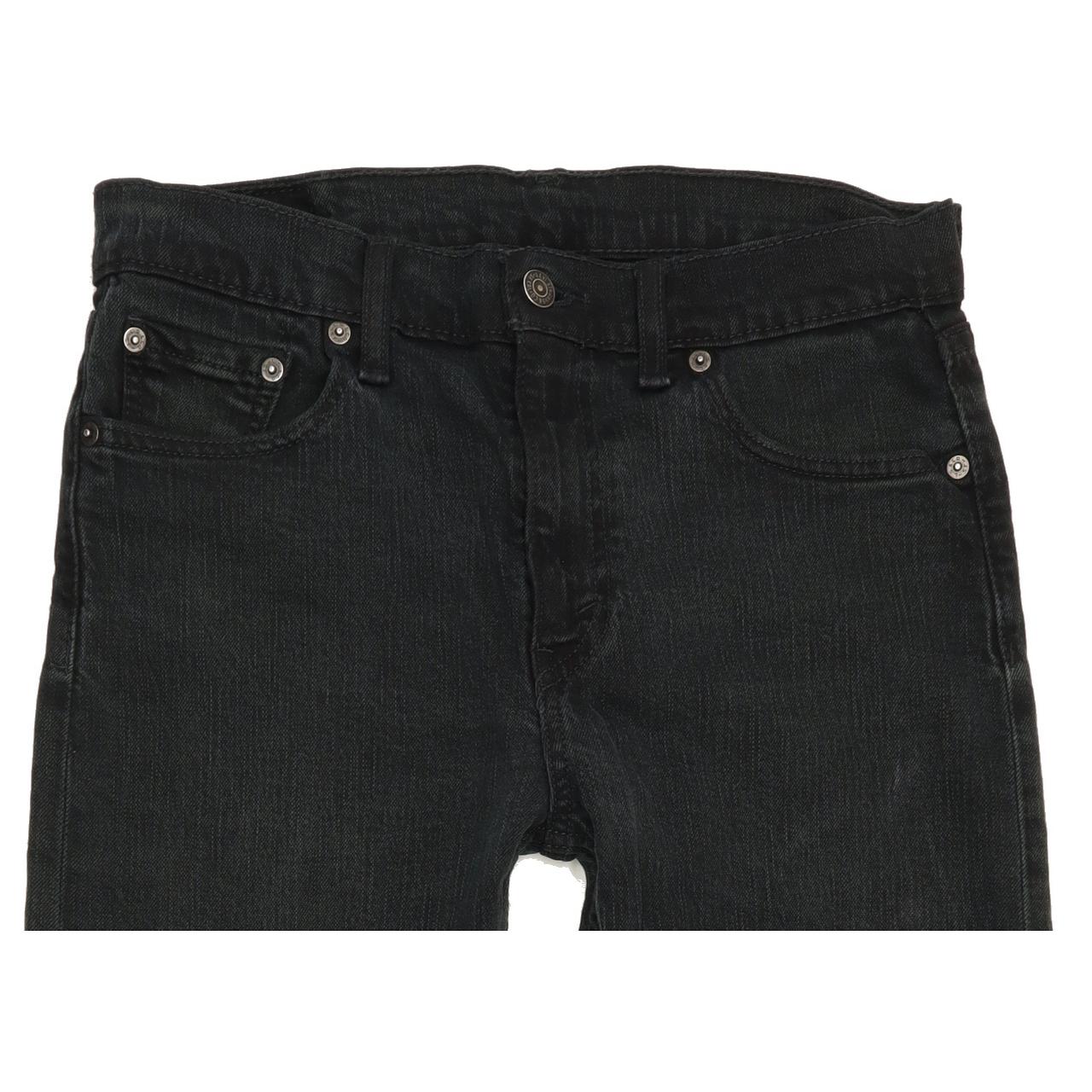 Levi's Men Black Straight Regular Stretch Jeans W30 L33