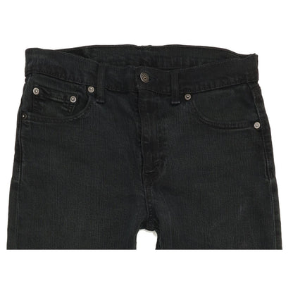 Levi's Men Black Straight Regular Stretch Jeans W30 L33