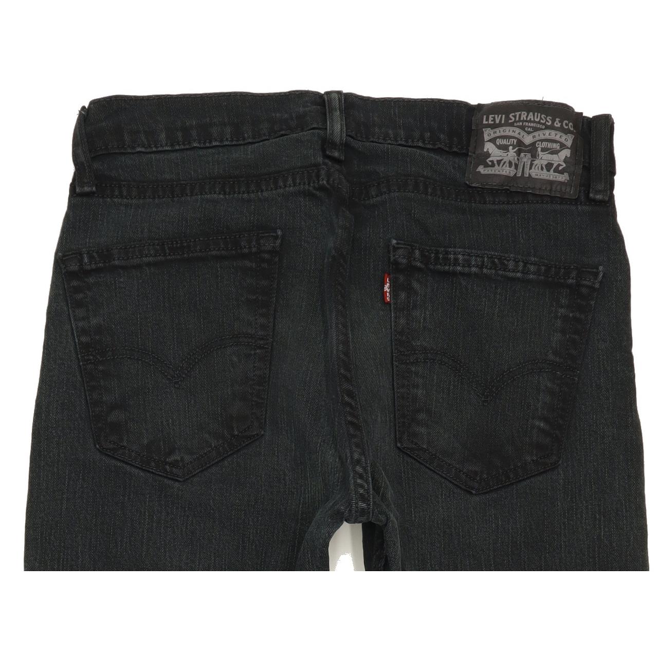 Levi's Men Black Straight Regular Stretch Jeans W30 L33