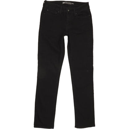 Levi's Demi Curve Women Black Straight Slim Stretch Jeans W27 L30