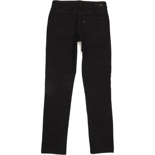 Levi's Demi Curve Women Black Straight Slim Stretch Jeans W27 L30