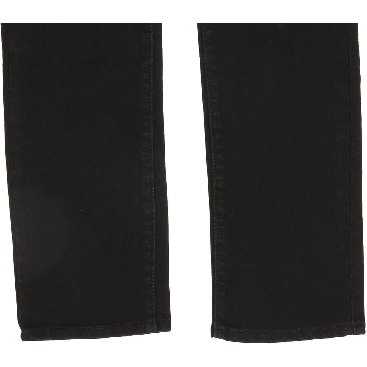 Levi's Demi Curve Women Black Straight Slim Stretch Jeans W27 L30