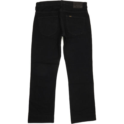 Lee Knox Men Black Straight Regular Jeans W33 L29