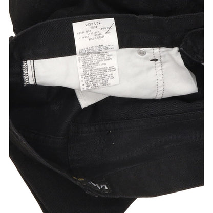 Lee Knox Men Black Straight Regular Jeans W33 L29