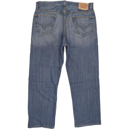 Levi's 505 Men Blue Straight Regular Jeans W36 L28