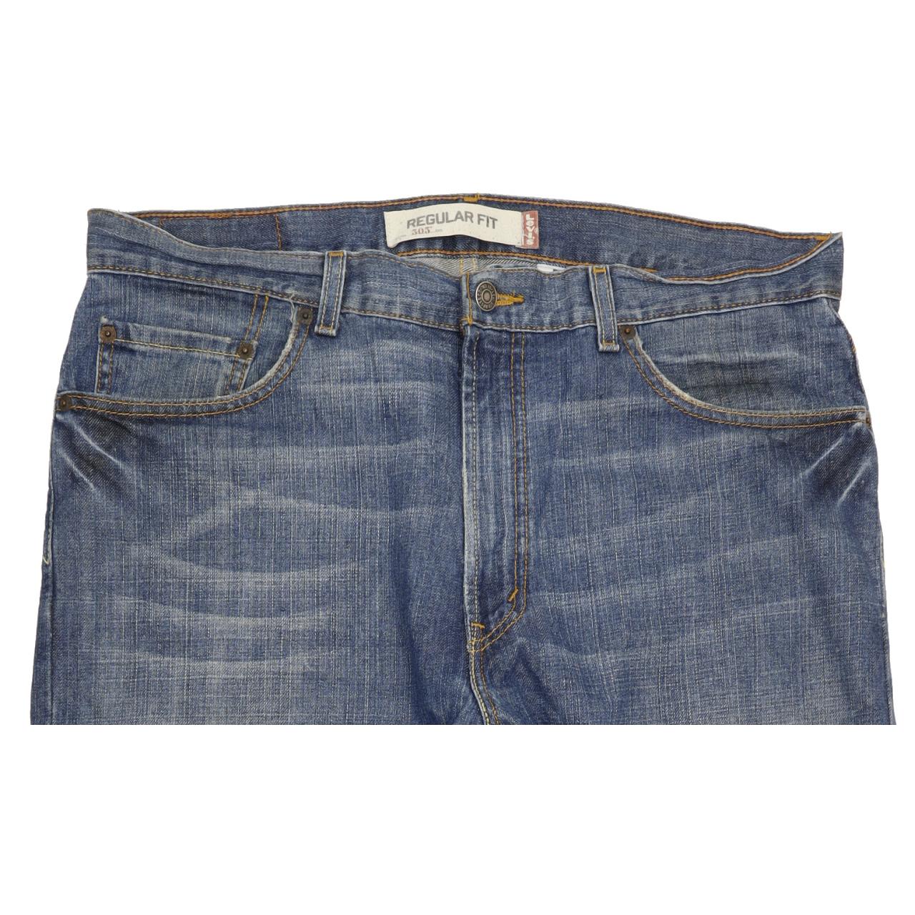 Levi's 505 Men Blue Straight Regular Jeans W36 L28
