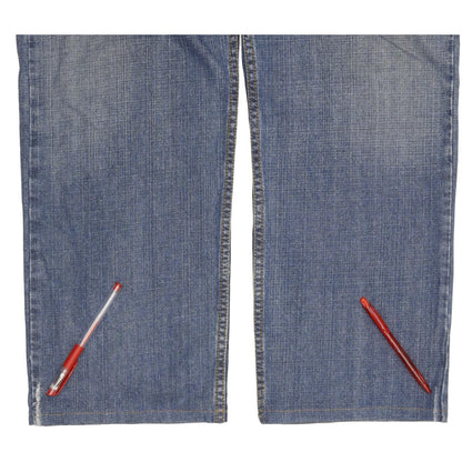 Levi's 505 Men Blue Straight Regular Jeans W36 L28