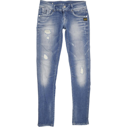 G-Star Fender Women Blue Skinny Slim Stretch Jeans W28 L33