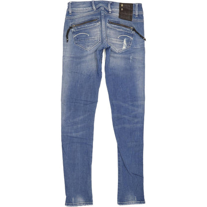 G-Star Fender Women Blue Skinny Slim Stretch Jeans W28 L33