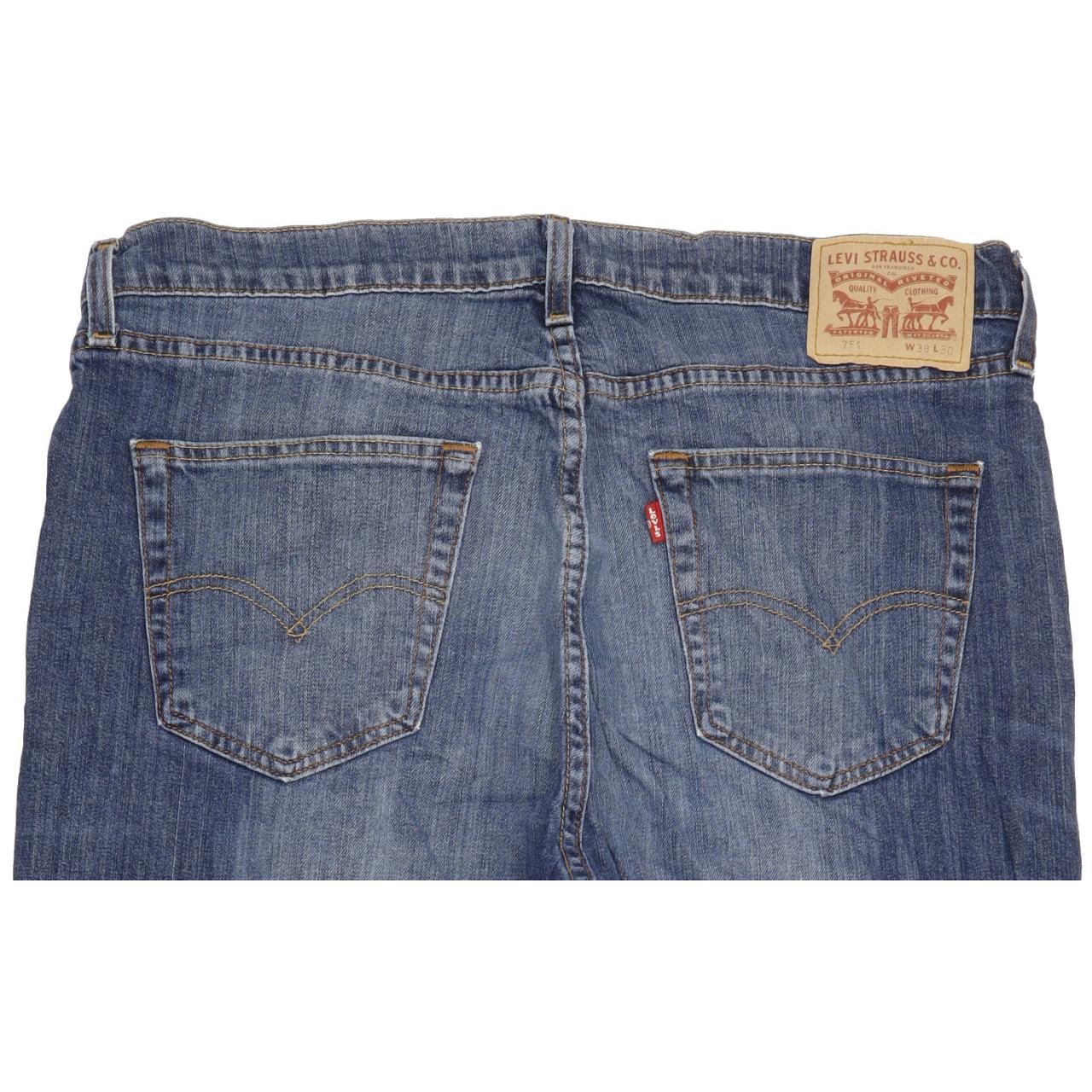 Levi's 751 Men Blue Straight Regular Jeans W38 L29