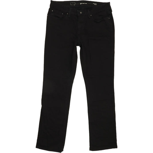 Levi's Slight Curve Women Black Straight Regular Stretch Jeans W30 L30