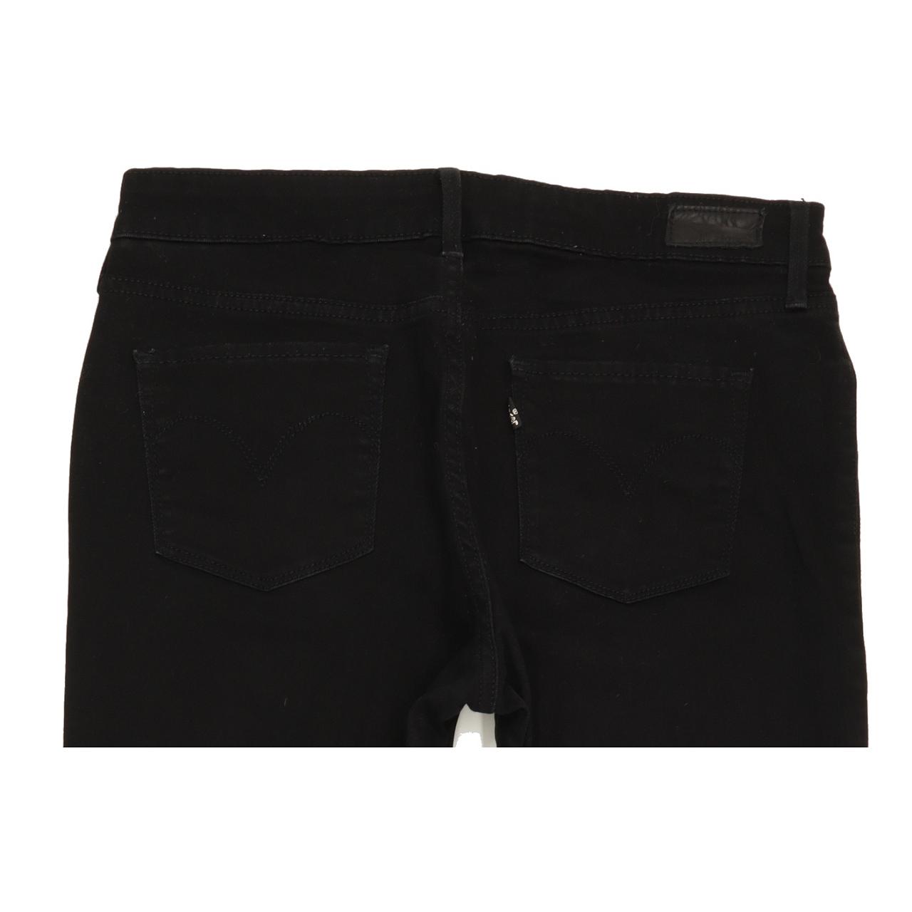 Levi's Slight Curve Women Black Straight Regular Stretch Jeans W30 L30
