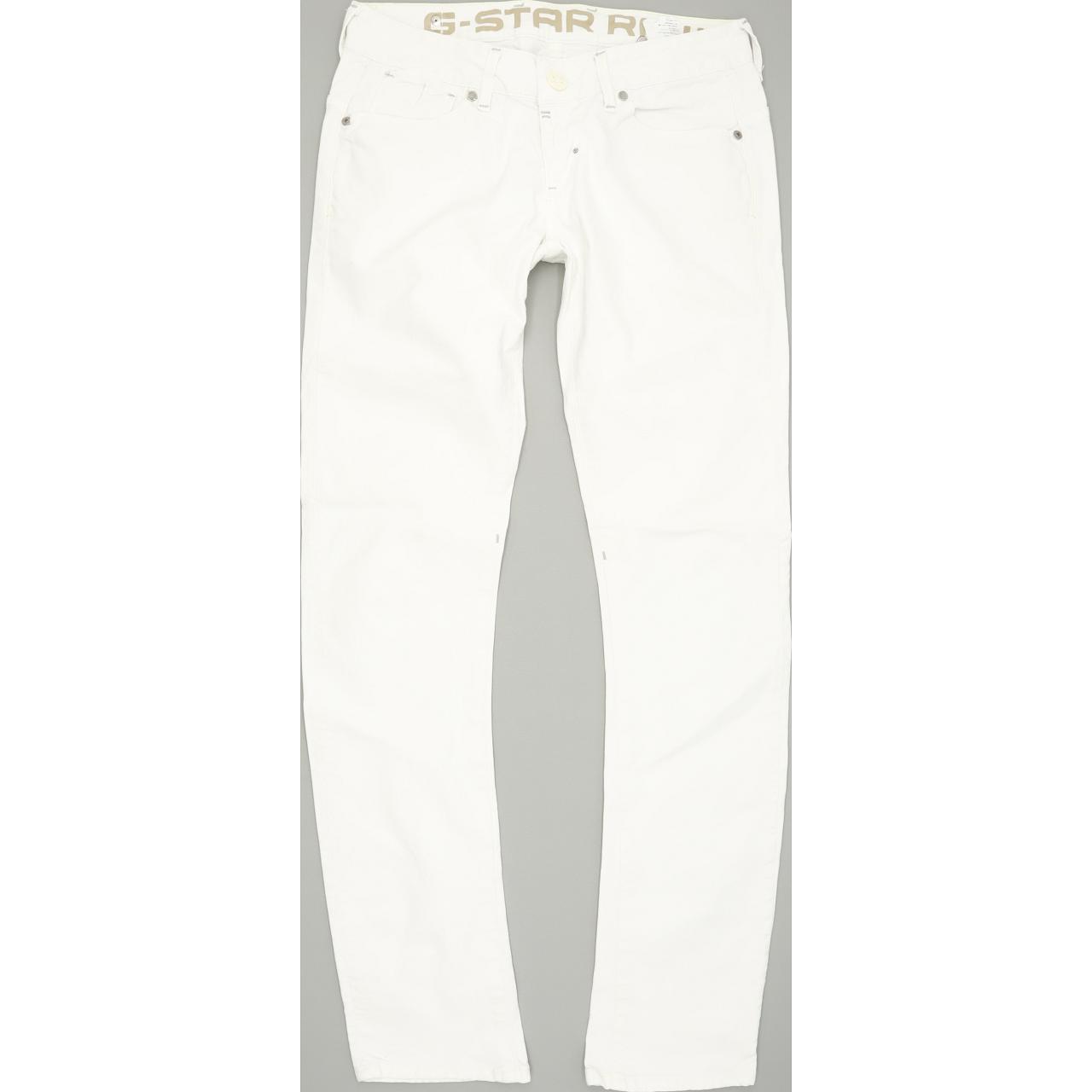 G-Star Corvet Women White Tapered Regular Stretch Jeans W29 L30