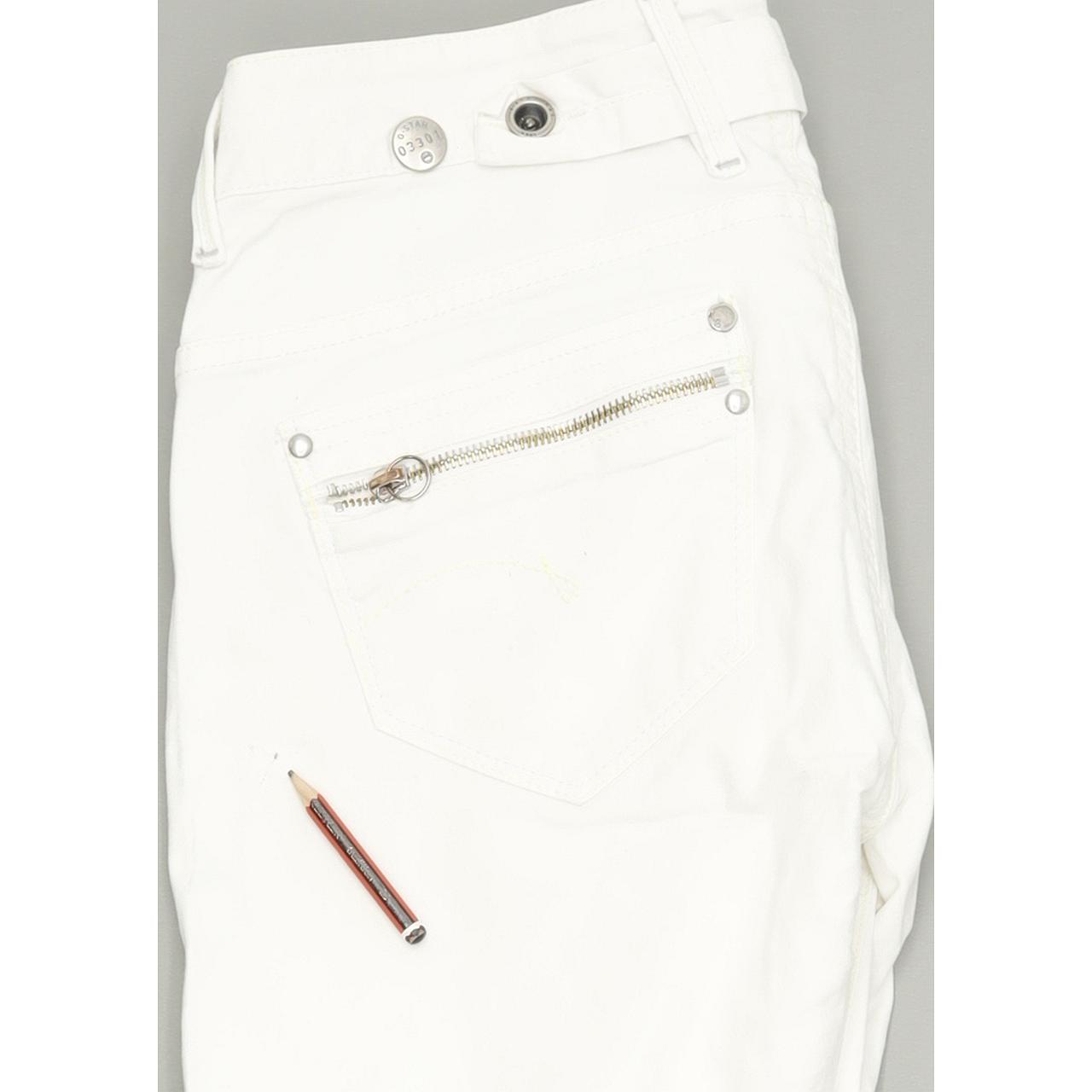G-Star Corvet Women White Tapered Regular Stretch Jeans W29 L30