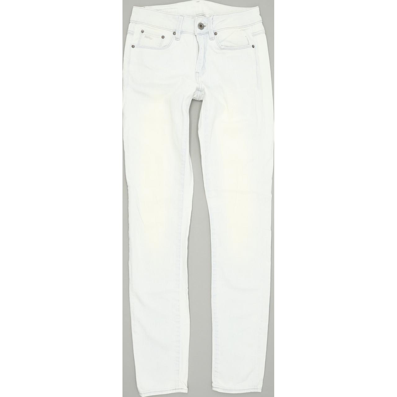 G-Star 3301 Contour High Women Blue Skinny Slim Stretch Jeans W25 L30
