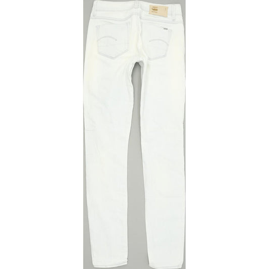 G-Star 3301 Contour High Women Blue Skinny Slim Stretch Jeans W25 L30