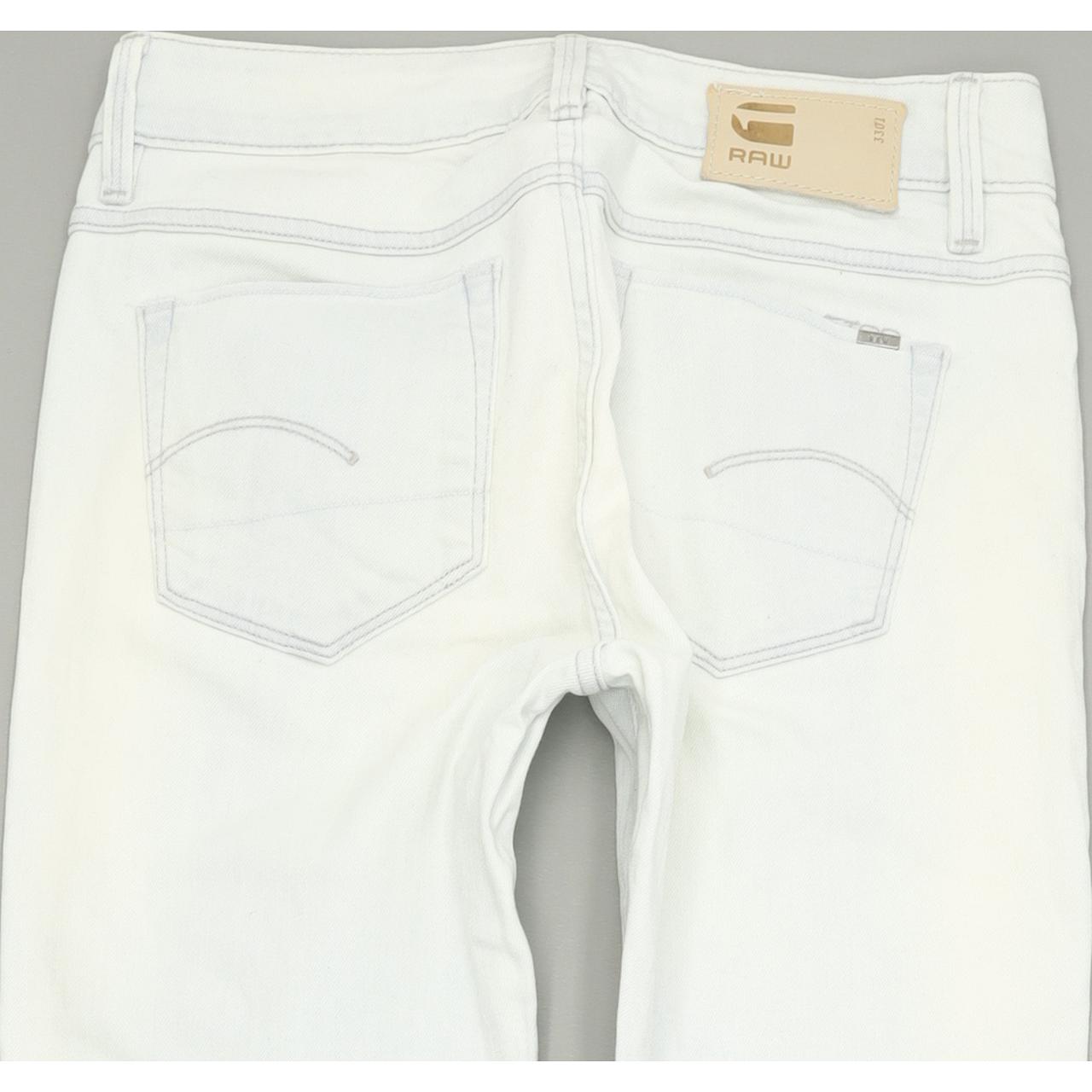 G-Star 3301 Contour High Women Blue Skinny Slim Stretch Jeans W25 L30