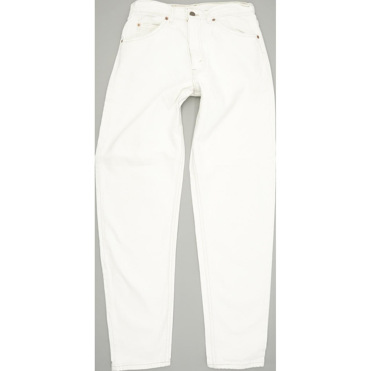 Levi's 550 Made in USA White Tapered Relaxed Mom Jeans High Waisted W31 L32