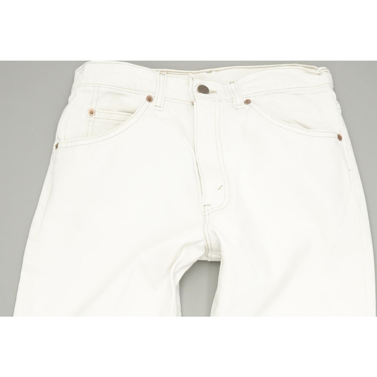 Levi's 550 Made in USA White Tapered Relaxed Mom Jeans High Waisted W31 L32