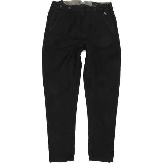 G-Star Mae Black Tapered Regular Chino Jeans High Waisted W27 L32