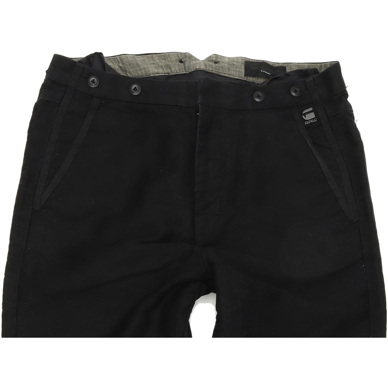 G-Star Mae Black Tapered Regular Chino Jeans High Waisted W27 L32