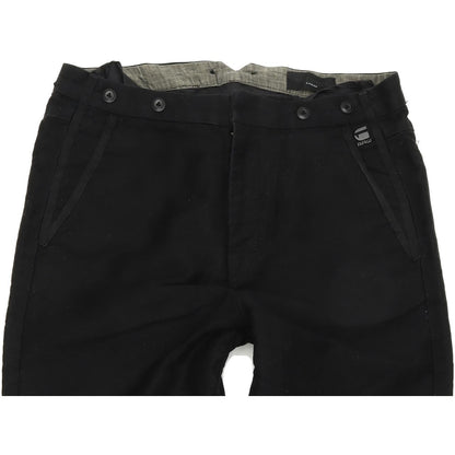 G-Star Mae Black Tapered Regular Chino Jeans High Waisted W27 L32