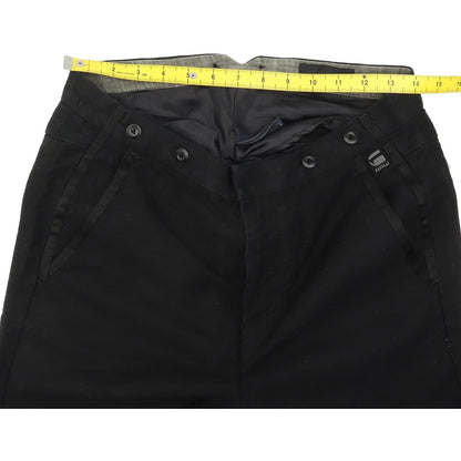 G-Star Mae Black Tapered Regular Chino Jeans High Waisted W27 L32