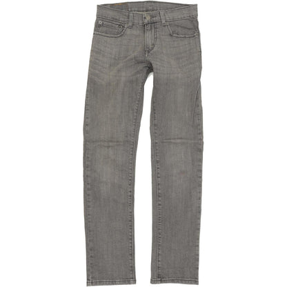 Levi's 510 Kids Grey Skinny Slim Stretch Jeans W26 L28