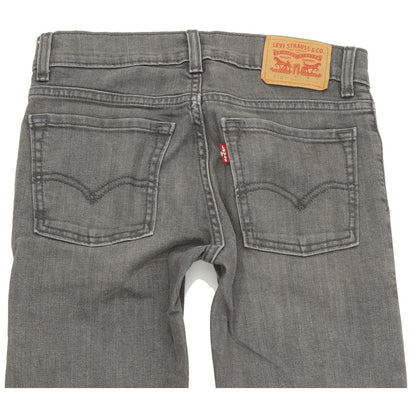 Levi's 510 Kids Grey Skinny Slim Stretch Jeans W26 L28