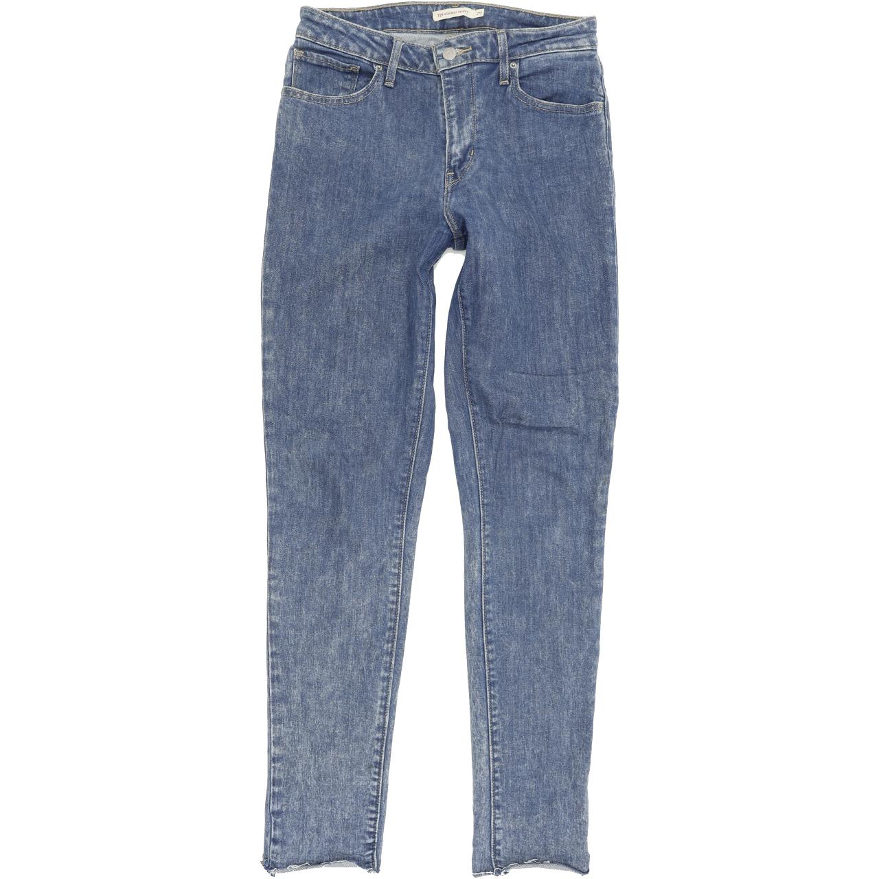 Levi's 721 High Rise Women Blue Skinny Slim Stretch Jeans W29 L31