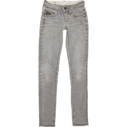G-Star Midge Women Grey Skinny Slim Stretch Jeans W25 L32