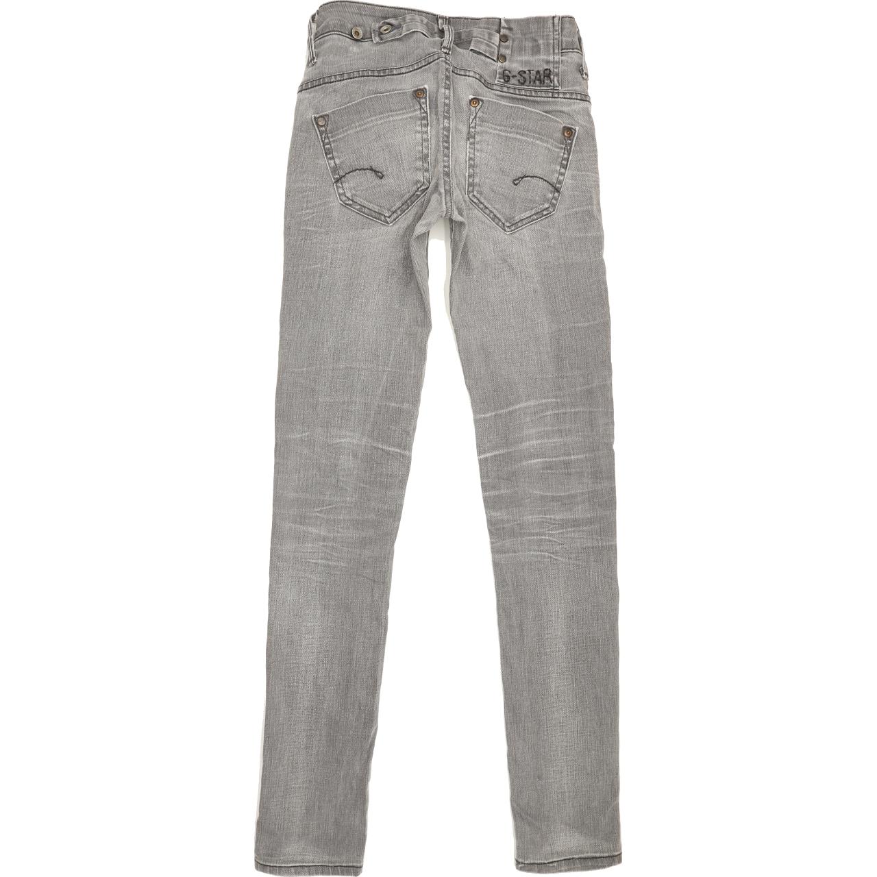 G-Star Midge Women Grey Skinny Slim Stretch Jeans W25 L32