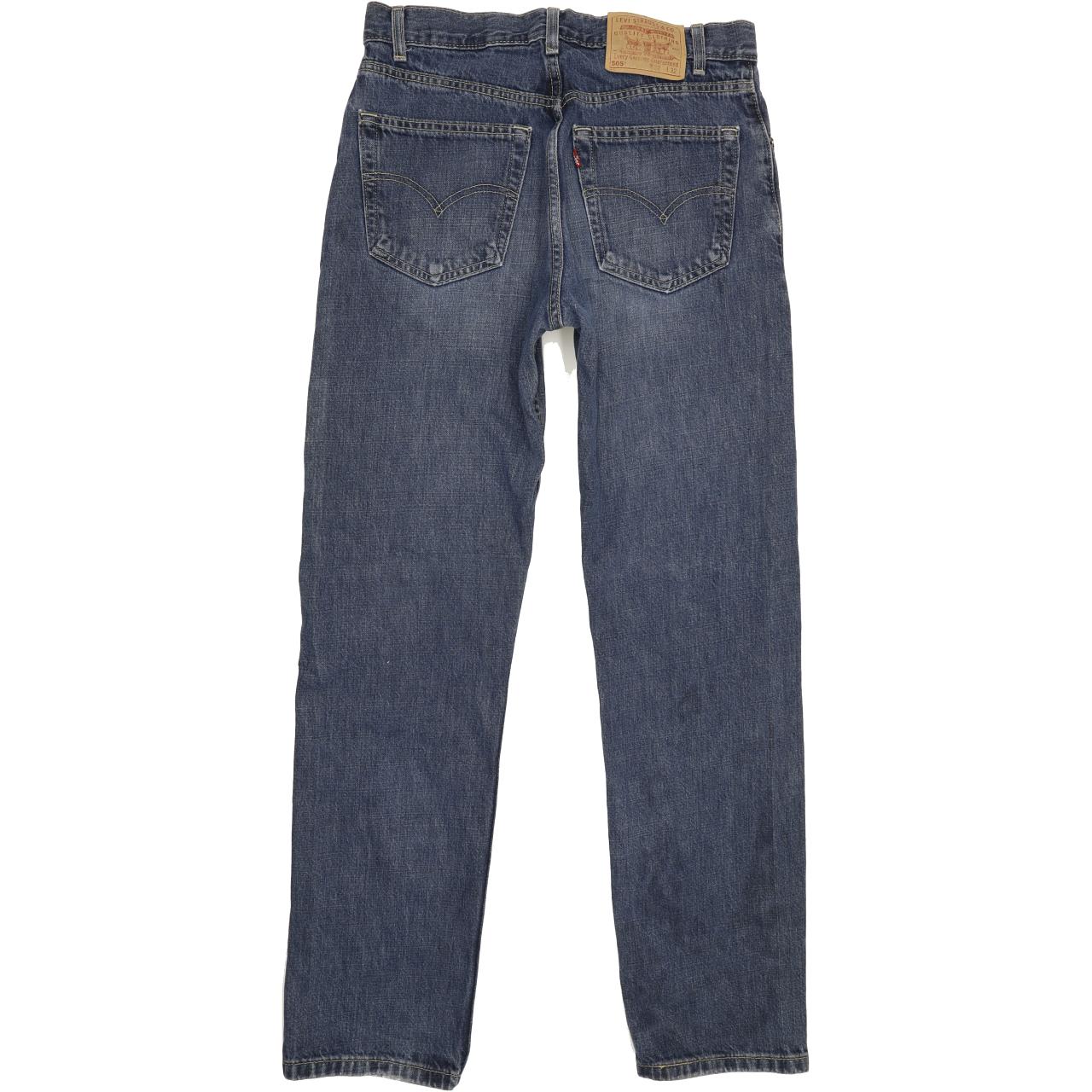 Levi's 505 Men Blue Straight Regular Jeans W32 L32