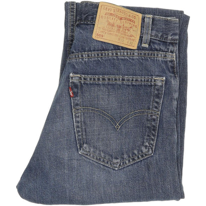 Levi's 505 Men Blue Straight Regular Jeans W32 L32