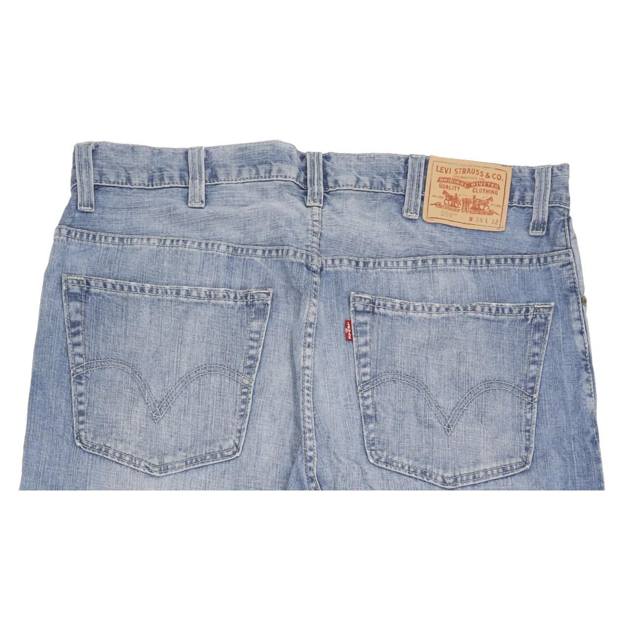 Levi's 559 Men Blue Straight Relaxed Jeans W38 L31