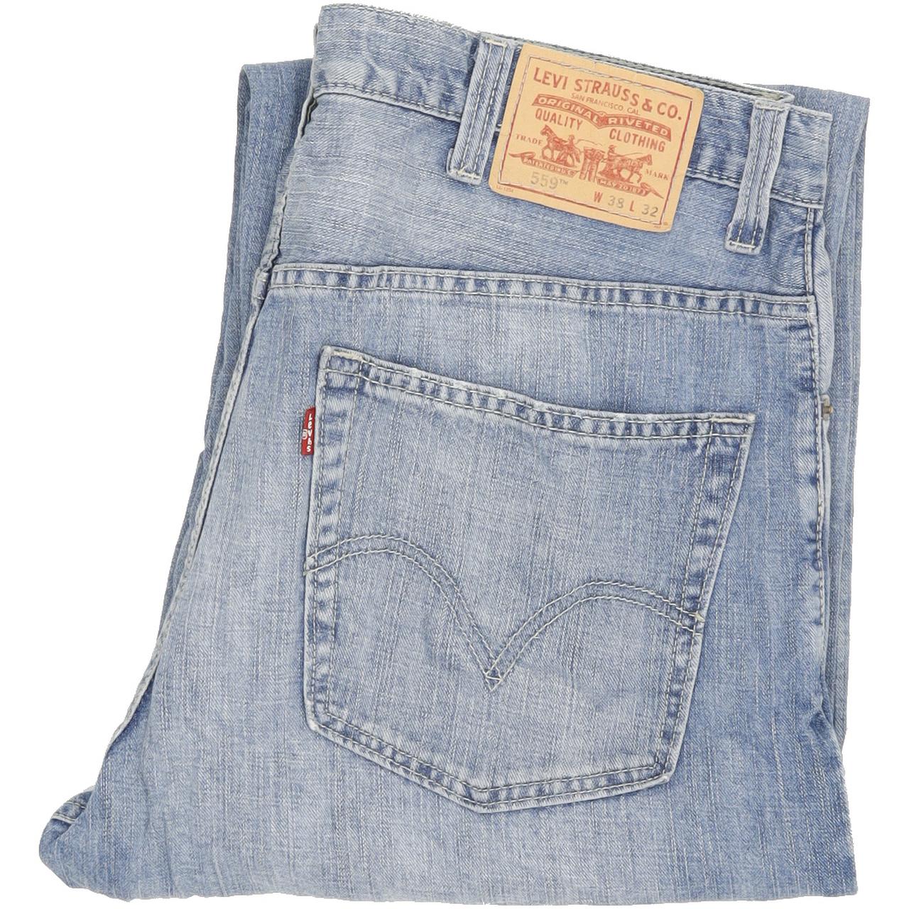 Levi's 559 Men Blue Straight Relaxed Jeans W38 L31