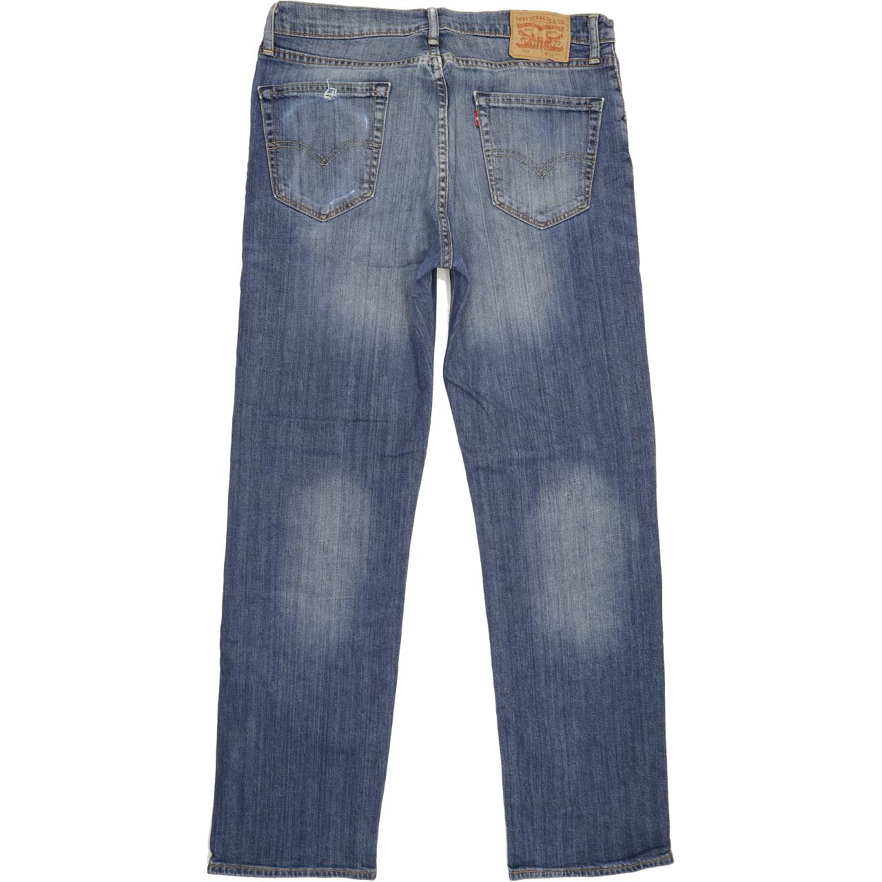 Levi's 751 Men Blue Straight Regular Jeans W34 L33