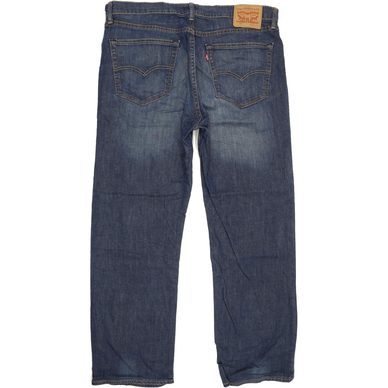 Levi's 751 Men Blue Straight Regular Stretch Jeans W38 L30