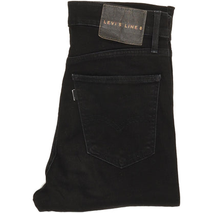Levi's Line 8 Women Black Skinny Slim Stretch Jeans W26 L29