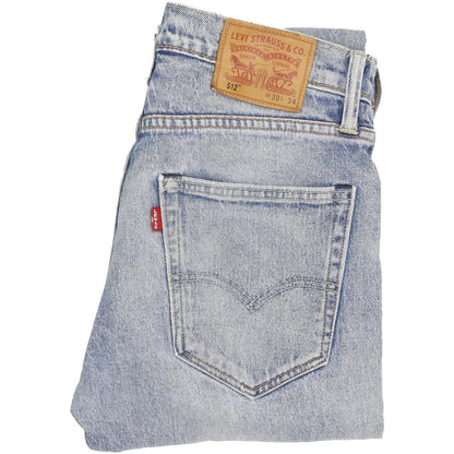 Levi's 512 Men Blue Tapered Slim Stretch Jeans W30 L33