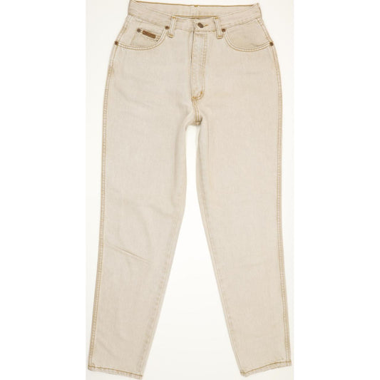 Wrangler Carla Beige Tapered Regular Mom Jeans High Waisted W30 L30