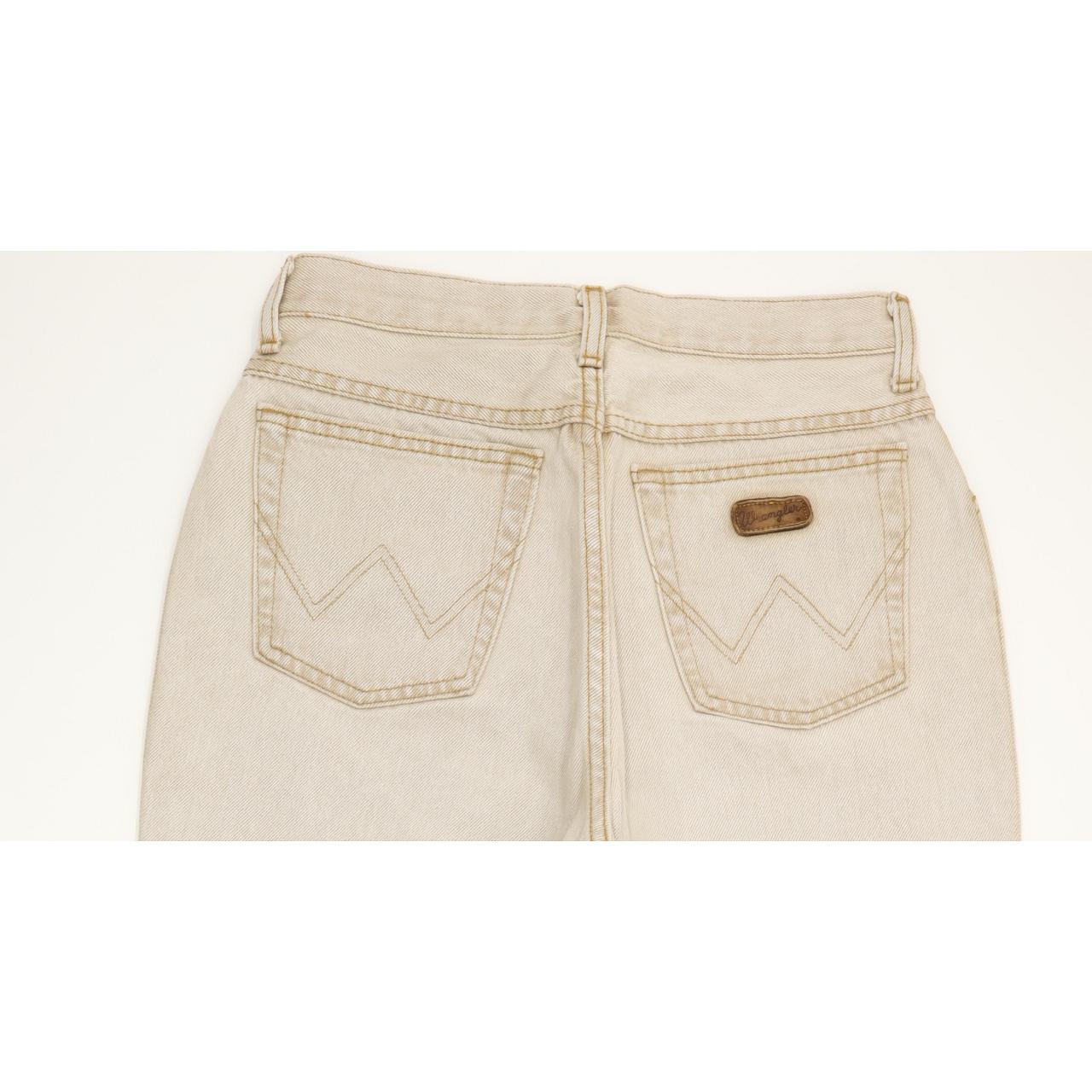 Wrangler Carla Beige Tapered Regular Mom Jeans High Waisted W30 L30
